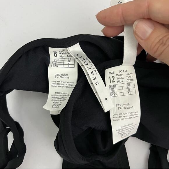 Seafolly Petal Edge Low-rise Bikini Briefs NWOT - Picture 7 of 8